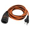 LOCKXTEND Verlängerungskabel 10 m Typ 12 1mm2 orange/schwarz