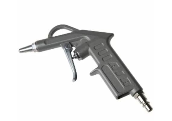 Luft- Druckluft- Ausblaspistole kurz, Aluminiumgehäuse, Düsengewinde: 1/4"
