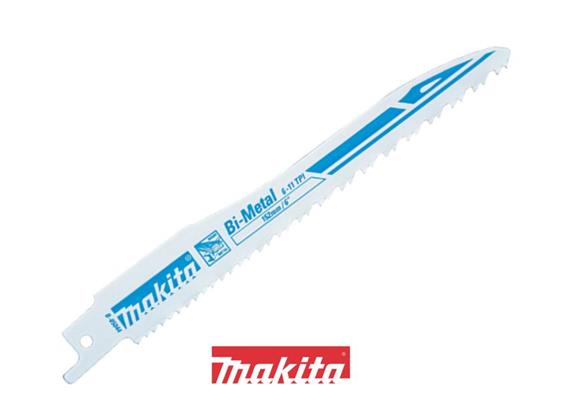 MAKITA 5 BiMetall- Säbelsägeblätter für Holz B-20432 100 mm Zähne pro Zoll: 6 - MAK