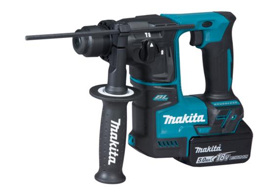MAKITA Akku Bohrhammer DHR171RTJ Set mit 2 x 5 Ah Akku + Ladegerät