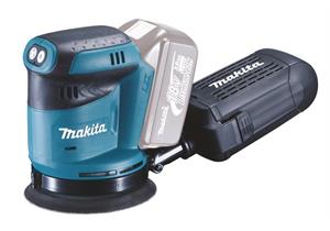 Makita Akku Exzenterschleifer DBO180ZJ 125mm 18V ohne Li-Ion Akku, ohne Ladegerät