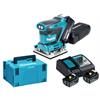 MAKITA Akku Exzenterschleifer LXT 18V DBO484RTJ mit 2x 5.0Ah Akku + Ladegerät - MAK
