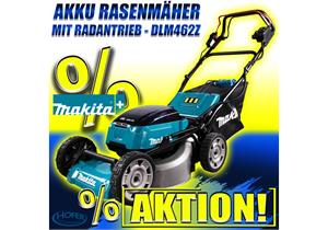 MAKITA Akku-Rasenmäher LXT ® mit Radantrieb 46 cmDLM462Z