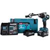 MAKITA Akku Schlagbohrmaschine HP001G 40VMAX mit 2 4Ah Akku + Ladegerät XGT