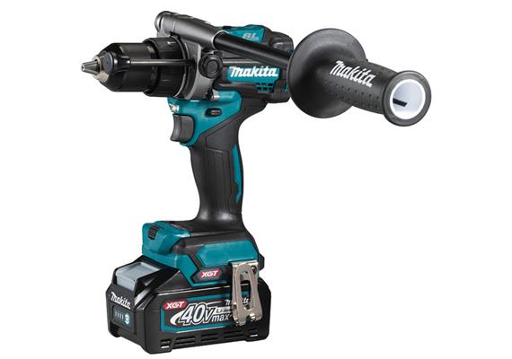 Makita Akku Schlagbohrmaschine HP001G 40VMAX mit 2 4Ah Akku + Ladegerät XGT