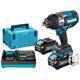 MAKITA Akku-Schlagschrauber XGT 40V TW001GM201 3/4" 1800 Nm 2x4aH 40V Akku+Lagegerät