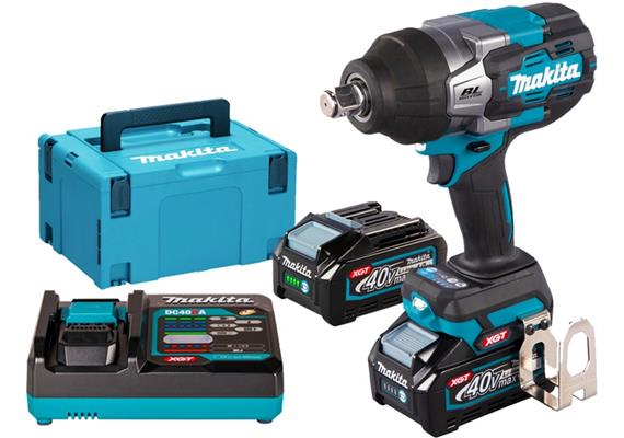 MAKITA Akku-Schlagschrauber XGT 40V TW001GM201 3/4" 1800 Nm 2x4aH 40V Akku+Lagegerät