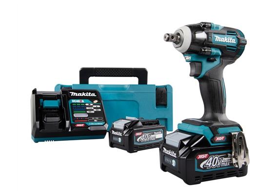 MAKITA Akku-Schlagschrauber XGT 40V TW004GM202 1/2" 350Nm +2x 4Ah Akku + Ladegerät