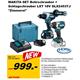MAKITA Akku SET Bohrschrauber + Schlagschrauber LXT 18V DLX2453TJ "Zimmerei" - MAK