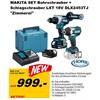 MAKITA Akku SET Bohrschrauber + Schlagschrauber LXT 18V DLX2453TJ "Zimmerei" - MAK