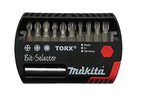 MAKITA Bit Box 11-teilig + Magnetischer Bithalter, P-54053 - REF