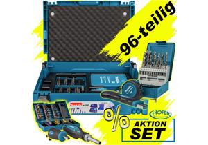 Makita Bohrer-Bit-Set 96-teilig im Makpac-Koffer B-49725 AKTION! -15% CHF 81.60