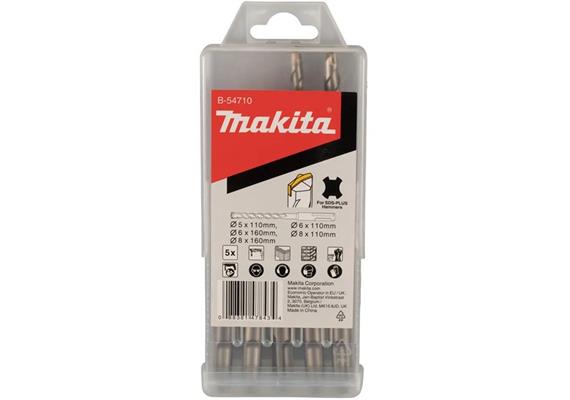 MAKITA Bohrerset SDS-PLUS 5-teilig B-54710 für Mauerwerk