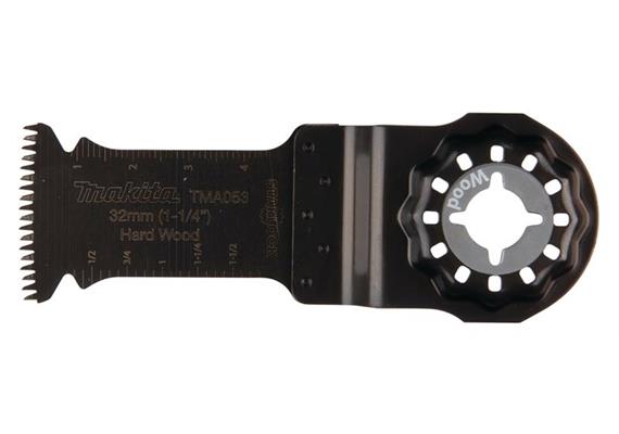 MAKITA Eintauchsägeblätter für Holz BIM TMA053 B-64870 32x40mm L=50mm Sperrholz Epoxy