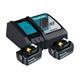 MAKITA Energypack 18V mit 2 Akku 5Ah BL1850B + Ladegerät DC18RC (SystemKIT) - MAK