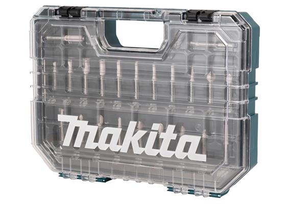 MAKITA Fräser-Set 22-teilig D-74784 Schaft Ø 8 mm, Nuten-, Zinken-, Rund-, Panelfräser etc