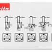 MAKITA Fräser-Set - 6-teilig D-53540 Schaft Ø 8 mm - EHD | Bild 3