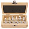 MAKITA Fräser-Set - 6-teilig D-53540 Schaft Ø 8 mm - EHD