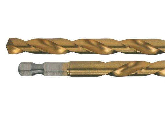 MAKITA HSS-TiN Bohrer mit 1/4" Sechskantschaft Ø 6 X 113 mm D-14978