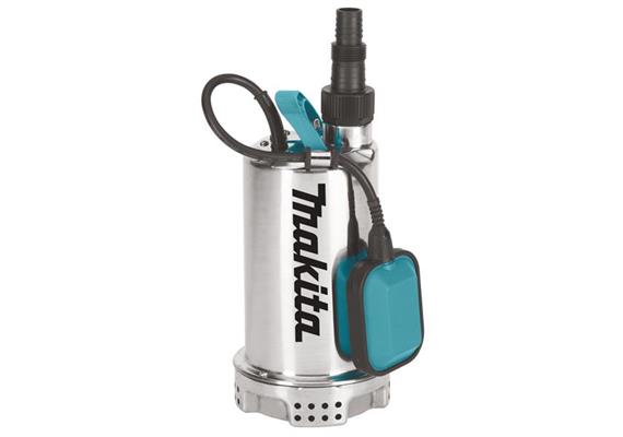 MAKITA Klarwasser Tauchpumpe PF1100 1100W 250 l/min Förderhöhe 9m, max.Tiefe 5m - MAK