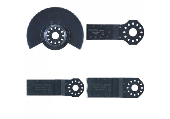 MAKITA Multifunktions-Werkzeug Renovations-Set 4 Stück TMA006,TMA009,TMA010,TMA016 - MAK