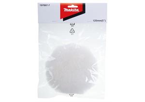 MAKITA Polierhaube aus Lammfell Ø125 mm mit Klettverschluss 197897-7