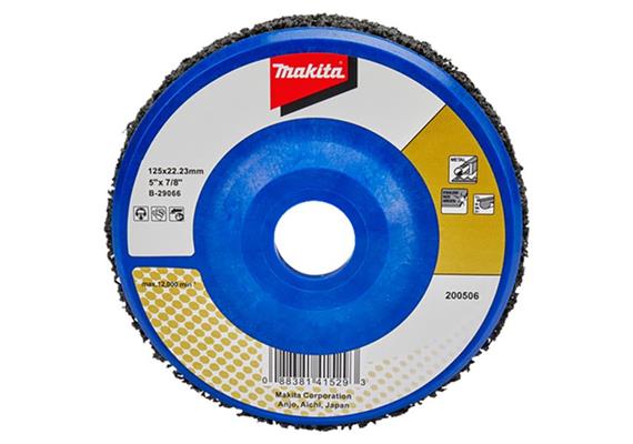 Makita Reinigungsscheibe Nylon Schwarz Ø125/22,23 B-29066 - 394