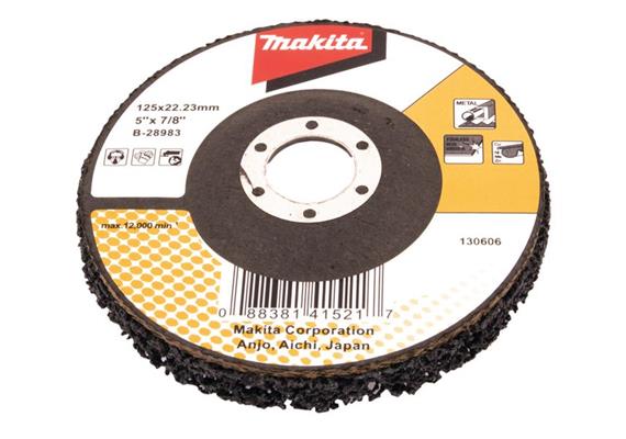 Makita Reinigungsscheibe Schwarz Ø125/22,23 B-28983 - 394