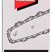 MAKITA Sägekette 25 cm 191H08-4 1.3mm Teilung 3/8" Treibglieder 40 91PX-492 | Bild 2