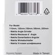 MAKITA Schnellspannmutter Exynut M14 195354-9 Für Winkelschleifer Ø 115-230 - EHD | Bild 5