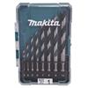 MAKITA Set Holzbohrer mit Rundschaft D-77257 Ø 3 bis Ø 10 mm für Hart + Weichholz - 285