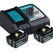 Makita Set Schlagbohrschrauber + Pendelhub-Stichsäge, 2 Akku 5,0 Ah, Ladegerät DC18RC | Bild 4