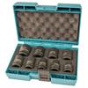 MAKITA Set Schlagnüsse D-41517 1/2" Aufnahme 9 Stk Schlagnüsse m. O-Ring + Stift