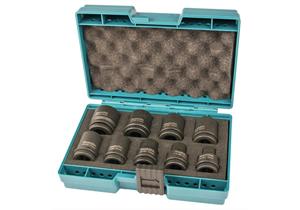 MAKITA Set Schlagnüsse D-41517 1/2" Aufnahme 9 Stk Schlagnüsse m. O-Ring + Stift