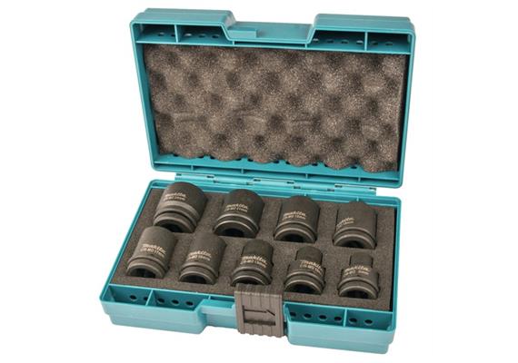 MAKITA Set Schlagnüsse D-41517 1/2" Aufnahme 9 Stk Schlagnüsse m. O-Ring + Stift