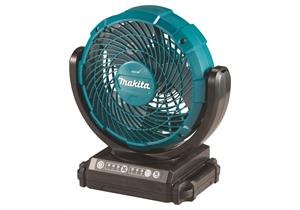 MAKITA Tragbarer Akku-Ventilator CXT 12V/+230V CF101DZ Ø 180 mm 4,6 m³/min