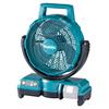 MAKITA Tragbarer Akku-Ventilator LXT 18V/+230V DCF203Z Ø 235 mm 8,2 m³/min