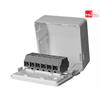 MAX HAURI AG AP - Abzweigdose 6 x 1.5 weiss 66 x 66 x 30mm mit Klemmen