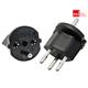 MAX HAURI Fixadapter T12 CH-D Schweiz - Deutschland Schu 3-polig 230V 10A max. - EHD