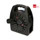 MAX HAURI Kabelbox 4x Typ 13 15m IP44 schwarz Thermoschutz - EHD
