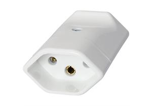 MAX HAURI Kupplung T13 weiss offen, 10A/250V, 3-polig