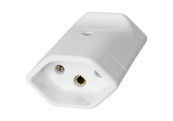 MAX HAURI Kupplung T13 weiss offen, 10A/250V, 3-polig