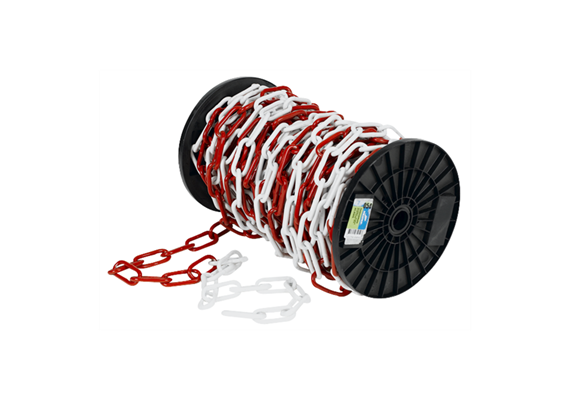 Meister Absperrkette Stahl C ø 6 mm 30x43x22 mm 30 m