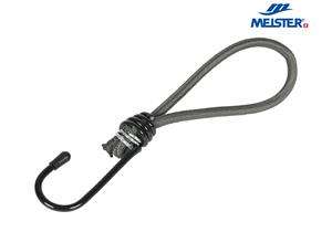 MEISTER Expanderhaken Polyester Ø 6 mm schwarz Recycling OceanYarn elastisch