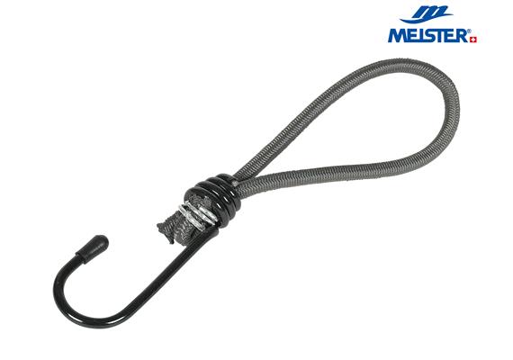 MEISTER Expanderhaken Polyester Ø 6 mm schwarz Recycling OceanYarn elastisch