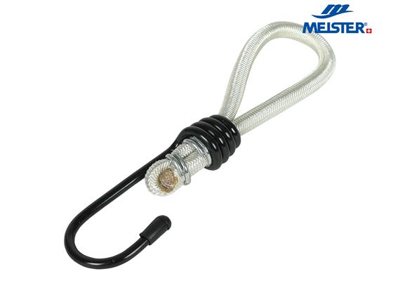 MEISTER Expanderhaken Polyester Ø 6 mm weiss Recycling OceanYarn elastisch