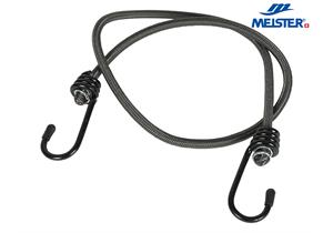 MEISTER Gummizug Polyester Ø 8 mm schwarz L=800 mm Recycling OceanYarn elastisch