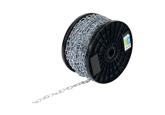 Meister Knotenkette 2 x 28mm 50m Stahl verzinkt