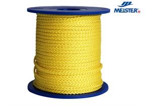 MEISTER Maurerschnur Polyester Ø 2.5 mm gelb Rolle 100 Meter MBL200kg
