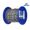 MEISTER Patentkette Messing Ø 0.35 mm verchromt (Rolle 25 m) Belastbarkeit 5 kg - 305